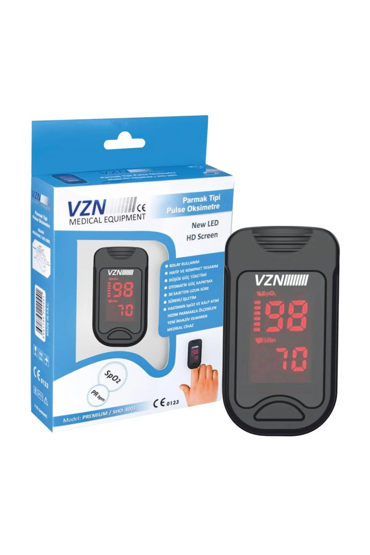 VZN Parmak Tipi Pulse Oksimetre